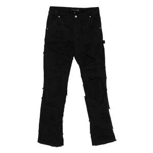 Who Decides War Black Denim - Regular & Straight-Leg Jeans Men
